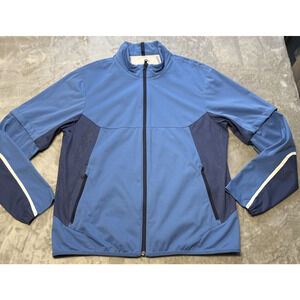 RLX Ralph Lauren Men's Water Repellent Full Zip Golf Jacket Blue/Navy Sz M